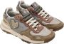 Satorisan Chacrona Premium Casual Sneakers Vrouwen Vintage Leer Sneakers Kleur Rocky Loden - Thumbnail 4