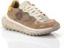 Satorisan Chacrona Metta Lino Whitewisp Casual Sneakers Mannen Vintage Leer en linnen Sneakers Kleur Brown - Thumbnail 2