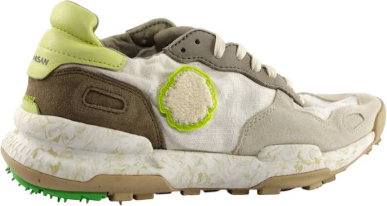 Satorisan Chantilly Cream Linen Sneakers