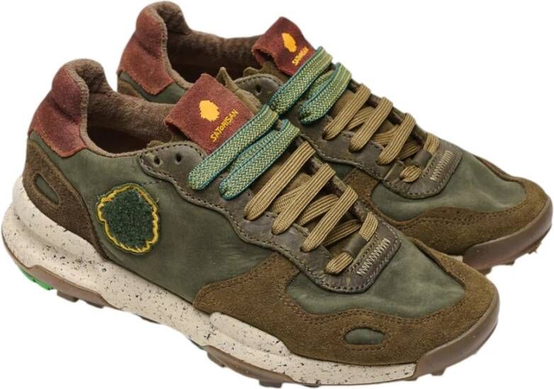 Satorisan Groene Sneaker Chacrona Premium Green Heren