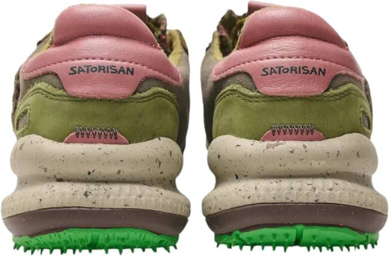 Satorisan Groene Sneaker Chacrona Suede Green Dames