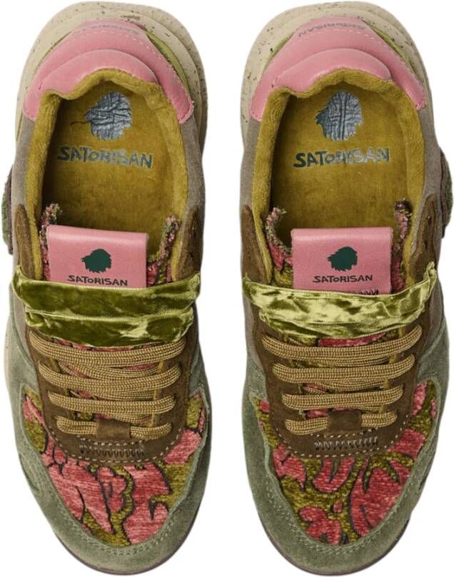 Satorisan Groene Sneaker Chacrona Suede Green Dames