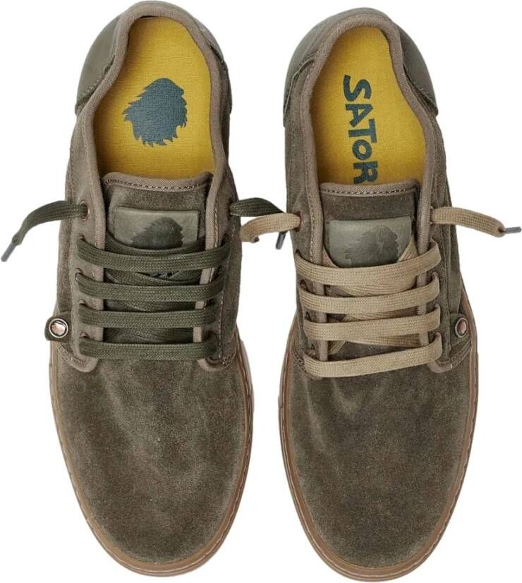 Satorisan Heisei Suede Sneakers Green Heren
