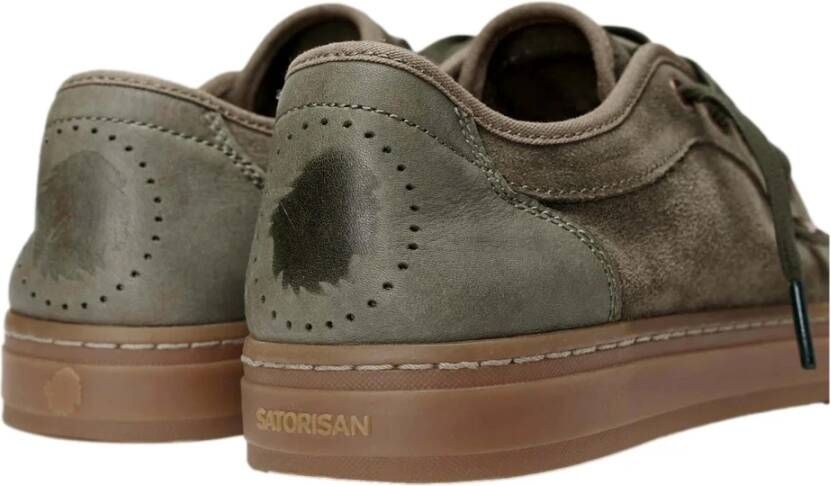Satorisan Heisei Suede Sneakers Green Heren