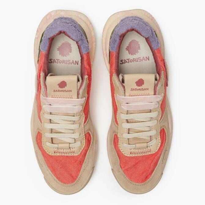 Satorisan Jungle Leaf Sneakers in Roze