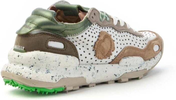 Satorisan Laser-Cut Leren Sneaker Chacrona Model Multicolor Dames