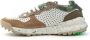 Satorisan Laser-Cut Leren Sneaker Chacrona Model Multicolor Dames - Thumbnail 4
