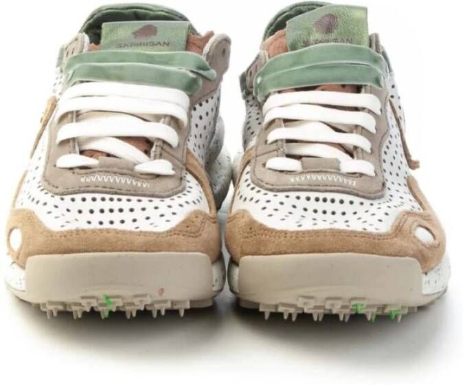 Satorisan Laser-Cut Leren Sneaker Chacrona Model Multicolor Dames