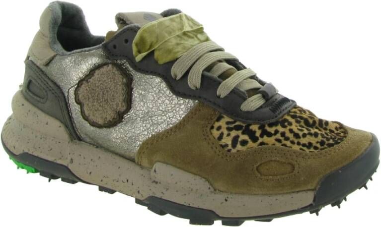 Satorisan Luipaardprint Schoenen Warm Taupe Multicolor Heren