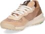 Satorisan Chacrona Laser Premium Casual Sneakers Vrouwen Vintage Leer Sneakers Kleur Creamy Peach - Thumbnail 3