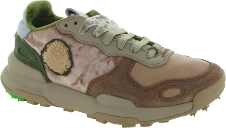 Satorisan Warm Taupe Leren Court Schoenen Multicolor Dames