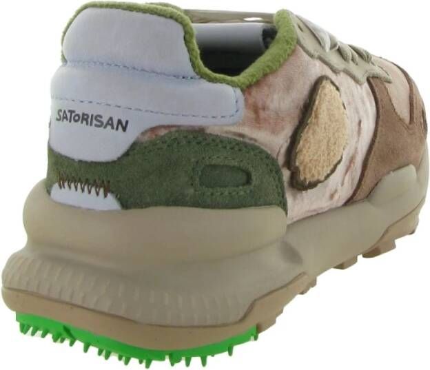 Satorisan Warm Taupe Leren Court Schoenen Multicolor Dames