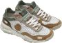 Satorisan Chacrona Laser Premium Casual Sneakers Unisex Vintage Leer Sneakers Kleur Multicolor - Thumbnail 13