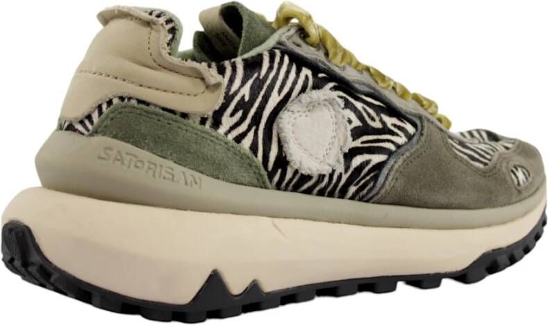 Satorisan Zebra Print Casual Sneakers Multicolor Dames