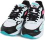 Saucony 3D Grid Hurricane Sneakers Wit Zwart Roze Multicolor Heren - Thumbnail 2