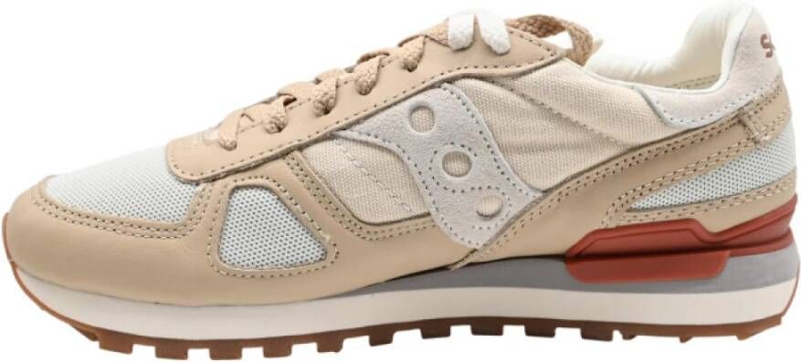 Saucony Beige Brown Shadow Sneakers Multicolor Heren