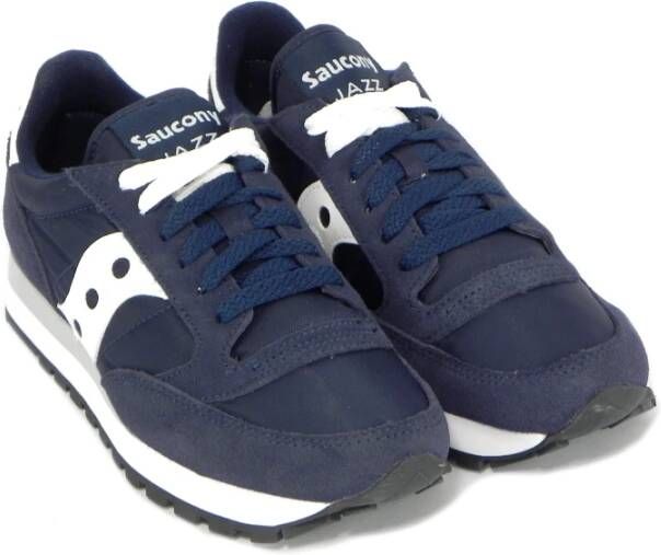 Saucony Blauw en witte hardloopschoenen Blue Dames