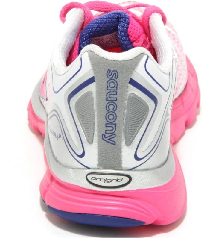 Saucony Blauwe en witte hardloopschoenen