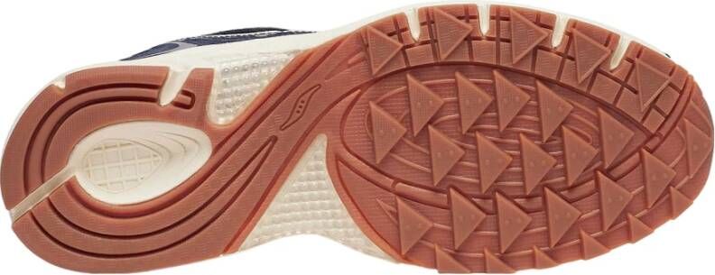 Saucony Blauwe Sportieve Mesh Sneakers Blue Heren