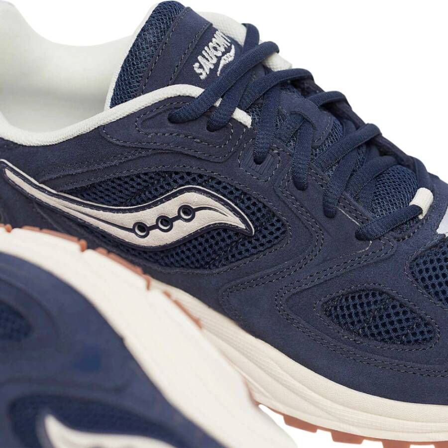 Saucony Blauwe Sportieve Mesh Sneakers Blue Heren