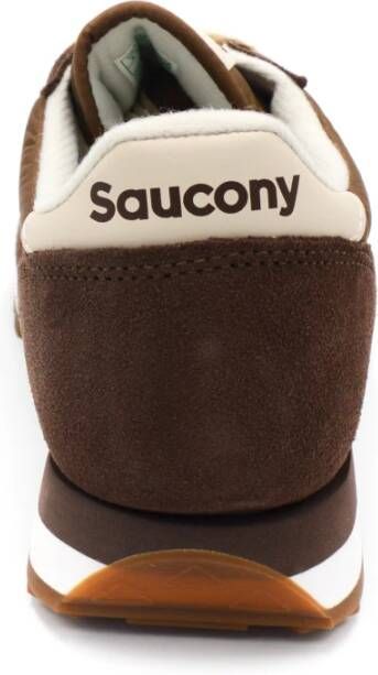 Saucony Bruine Sneakers met Stoffen Voering en Rubberen Zool Bruin Heren