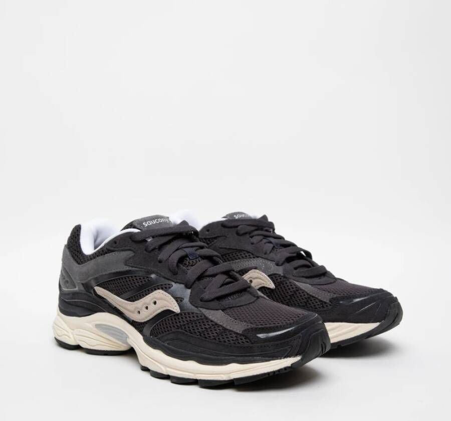 Saucony Donkerblauwe Veterschoenen van Mesh Blue Heren