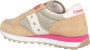 Saucony Eenvoudige Jazz Sneakers met Vetersluiting Beige Dames - Thumbnail 11
