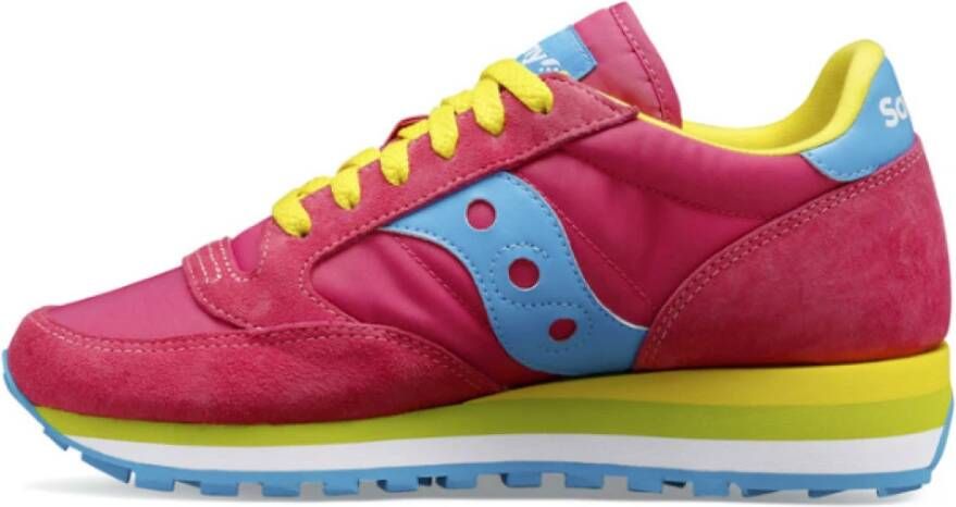 Saucony Fuchsia Jazz Triple Sneakers Vrouwen Multicolor Dames