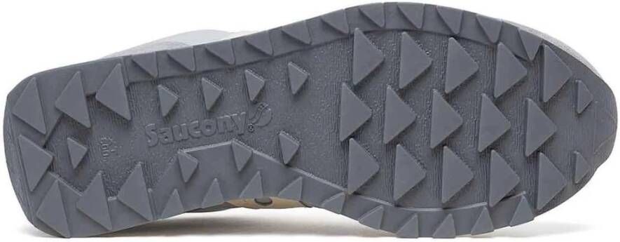 Saucony Grijze Sneakers met Premium Materialen