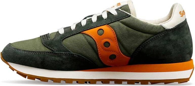 Saucony Groene Sneakers met Stonewash Design Multicolor Heren