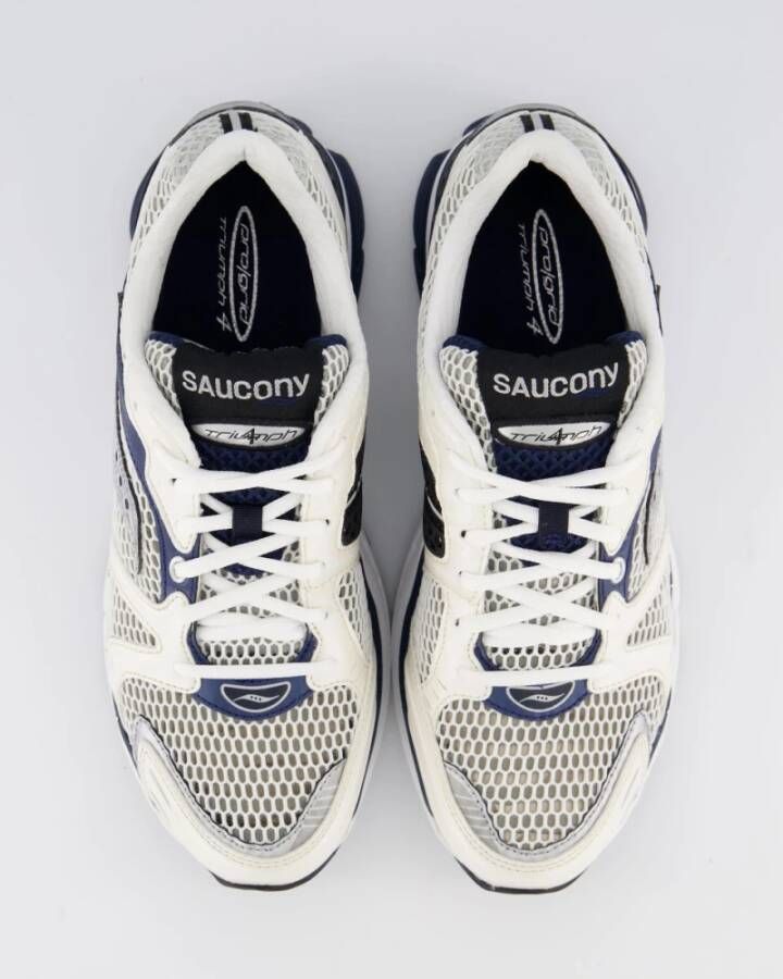 Saucony Heren Progrid Triumph 4 Sneaker Wit Multicolor Heren