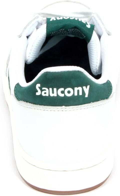 Saucony Jazz Court wit groene schoen