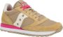 Saucony Eenvoudige Jazz Sneakers met Vetersluiting Beige Dames - Thumbnail 3