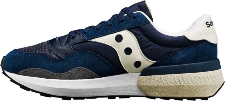 Saucony Jazz NXT Leren en Stoffen Sneakers Blue Heren - Foto 3