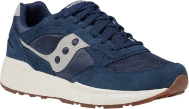 Saucony Leren Sneakers Collectie voor Mannen Blue Heren