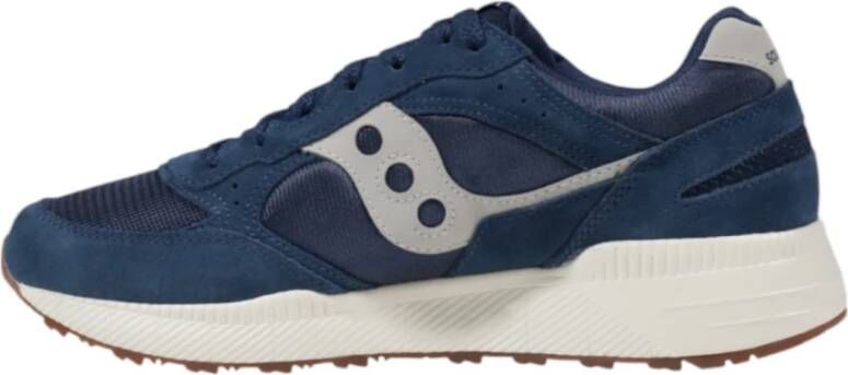 Saucony Leren Sneakers Collectie voor Mannen Blue Heren