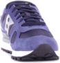 Saucony Logo Sneakers Suède Canvas Rubber Zool Blue Heren - Thumbnail 11
