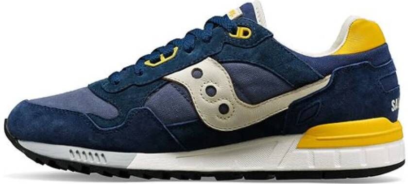 Saucony Navy Geel Shadow 5000 Sneakers Multicolor Heren