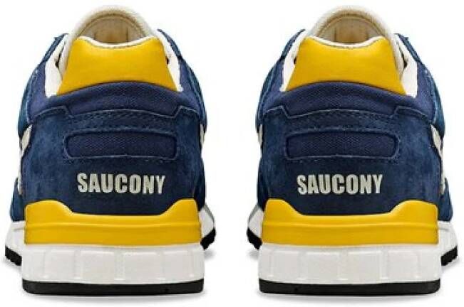 Saucony Navy Geel Shadow 5000 Sneakers Multicolor Heren