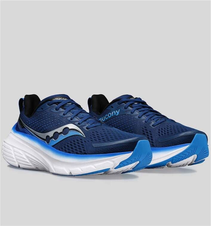 Saucony Navy Cobalt Guide 17 Hardloopschoenen Blue Heren