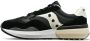 Saucony Zwarte Sneakers met Stoffen Voering en Rubberen Zool Black Heren - Thumbnail 3