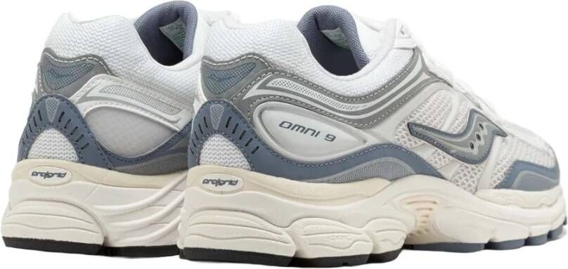 Saucony Omni 9 Ivory Blue Hardloopschoenen Multicolor Heren