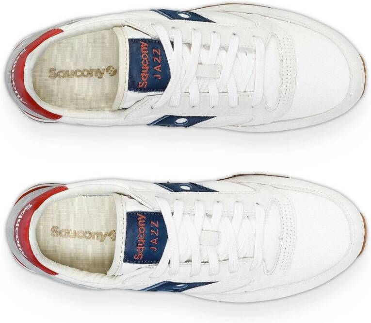 Saucony Original Jazz Stonewash Sneakers Wit Multicolor Heren