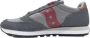 Saucony Originele Jazz Sneakers Grijs Donkerrood Multicolor Heren - Thumbnail 3