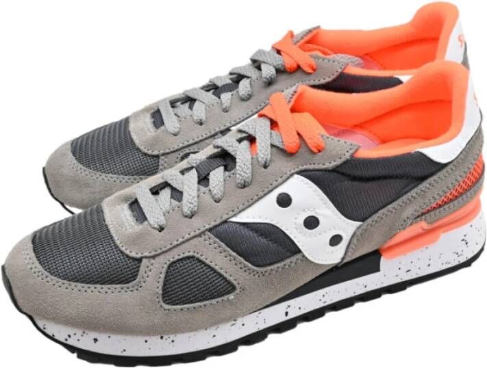 Saucony Originele Shadow Sneakers in Oranje Multicolor Heren