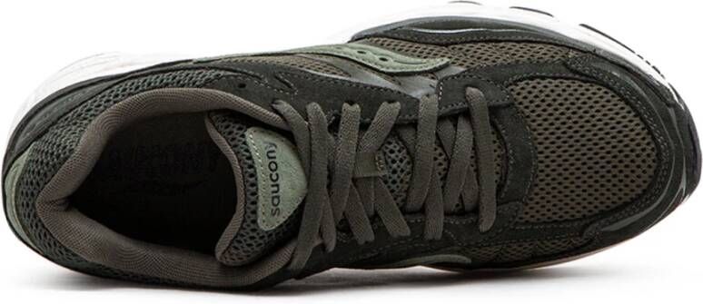 Saucony ProGrid Omni 9 Groen Wit Sneakers Green Heren