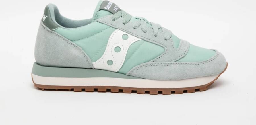 Saucony Salie Groene Veterschoenen Green Dames