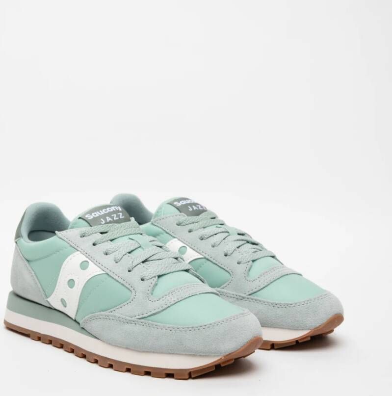 Saucony Salie Groene Veterschoenen Green Dames