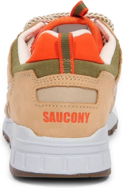 Saucony Shadow 5000 Khaki Orange Sneakers