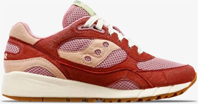 Saucony Shadow 6000 Burgundy Rood Heren